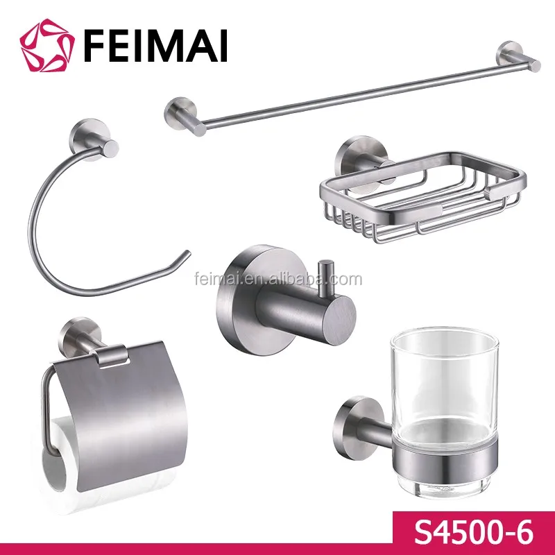 Наборы оборудования для ванной комнаты из нержавеющей стали 304 для использования в отеле