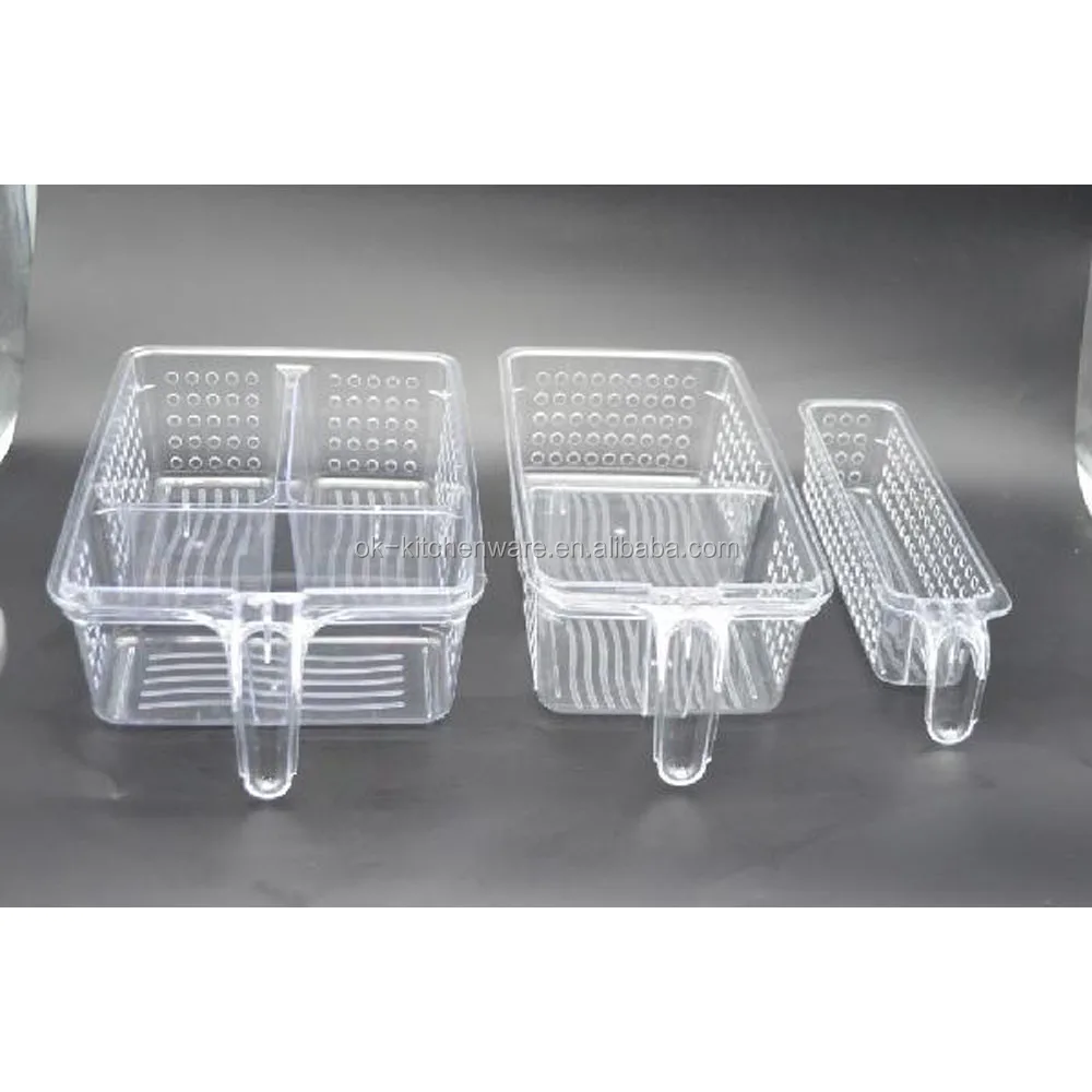 Plastic Drawer Refrigerator Fridge Organizer