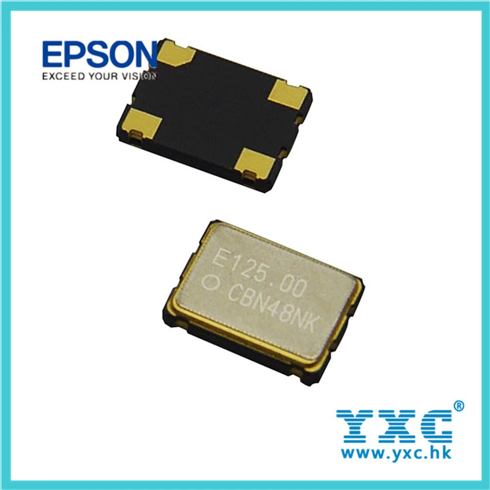 125 МГц 3.3 В 7.0*5.0 мм 4-SMD осциллятора устройство 125 МГц 125.000 МГц Высокая частота осциллятора VCO SG7050CAN EPSON