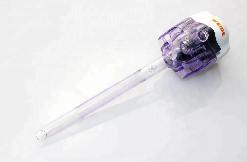 High Quality Disposable Trocar 10mm Blade Free Good Trocar Sealing