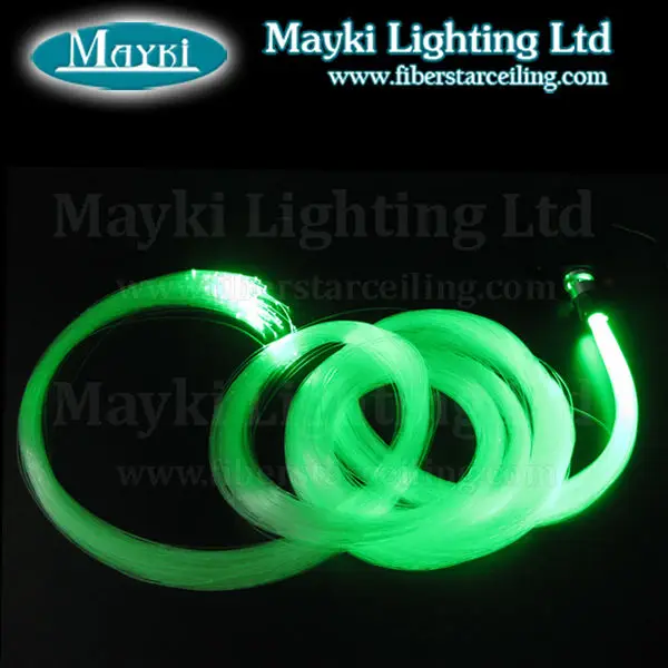 2m 3m 4m  LED RGB Fiber Optic Star Ceiling Kit with 16W Light Source Wireless Remote Optical Fiber Wires for Car Ceiling Sauna