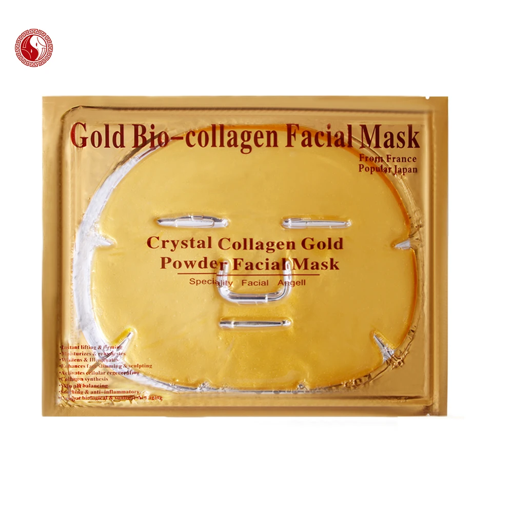 2024 Wholesale Hot Sale Best Quality wholesale Collagen Crystal Korea 24K gold face mask