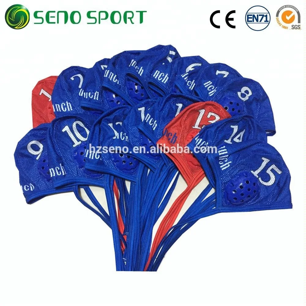 Factory Price Professional Water Polo Caps Team Set For Junior