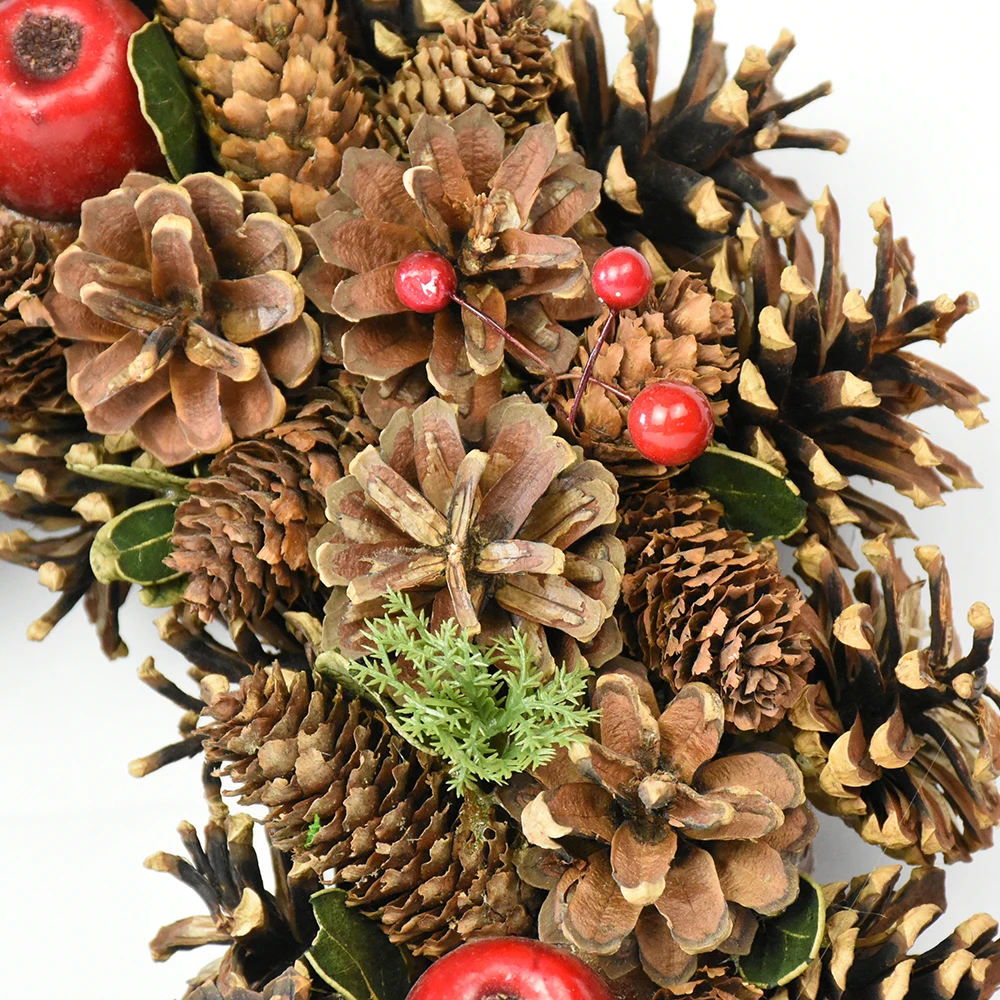 BSCI natural craft  round XMS home  decoration  customize  wreath