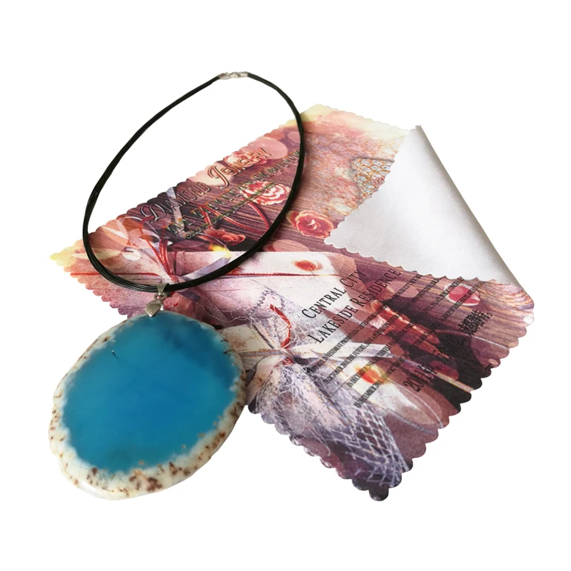 
Fashion microfiber gemstone jewelry polishing cloth 