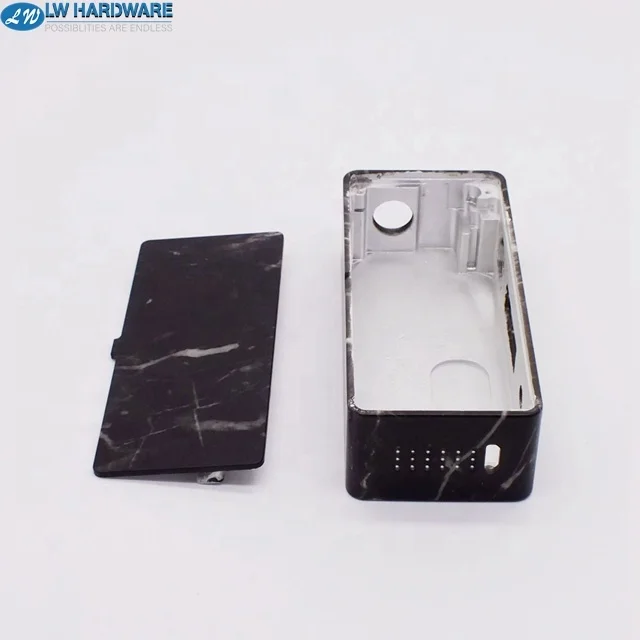 Custom cnc milling part machining aluminum anodised  box mod enclosure