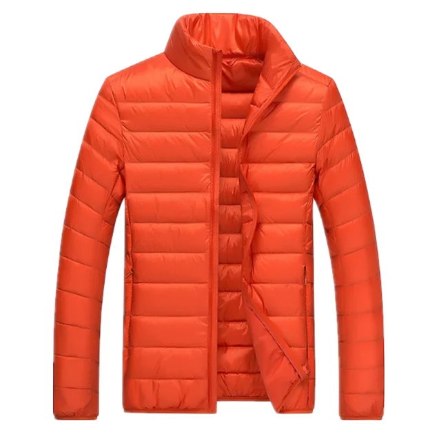  Складная Европейская зимняя очень легкая мужская куртка Closeout на гусином утином пуху с индивидуальным логотипом 2019