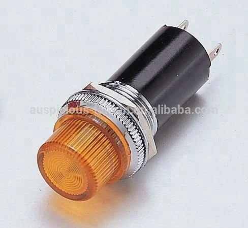 16mm Round Flat Head Pilot Light, Indicator Light (PL1603)