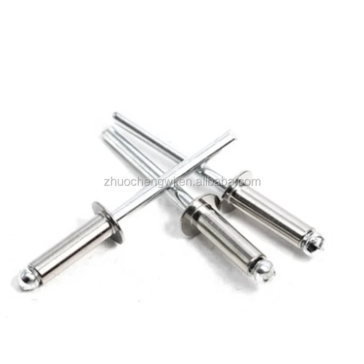 Factory supply stainless steel domed head open end blind rivets