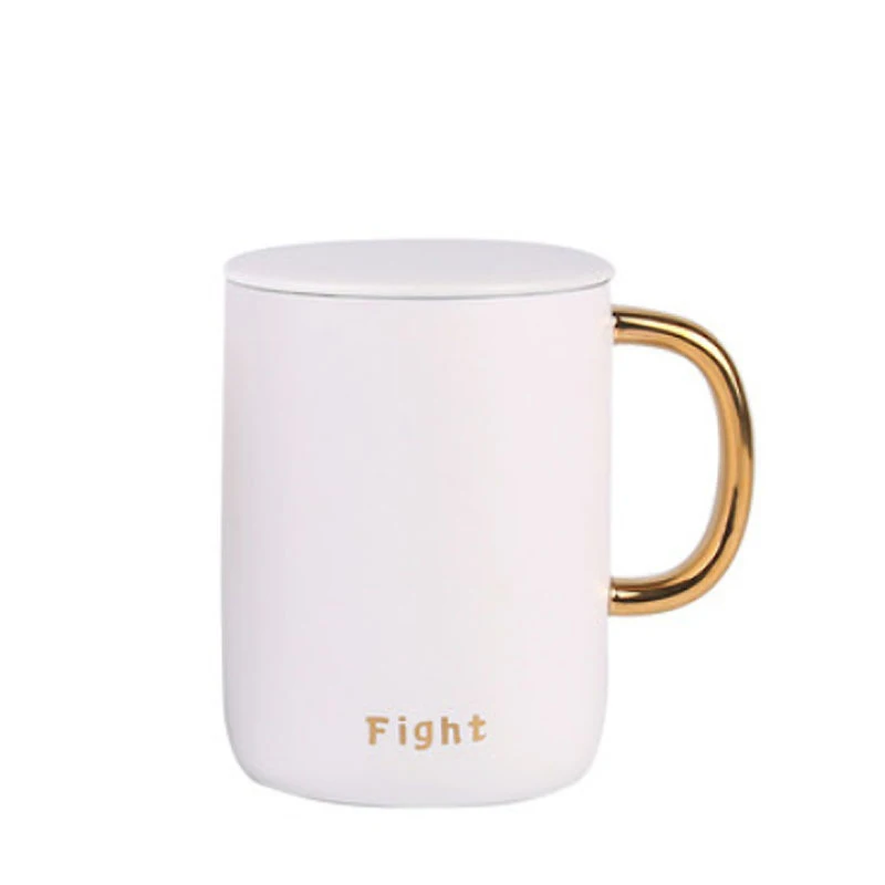 Sample custom minimalist couple ceramic cups Turkish coffee cup with D handle