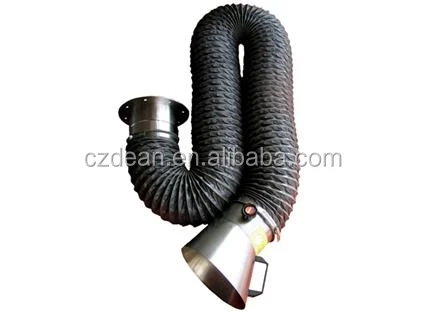 Universal smoke suction arm/fume extraction hood arm/flexible fume extractor arm 2m length