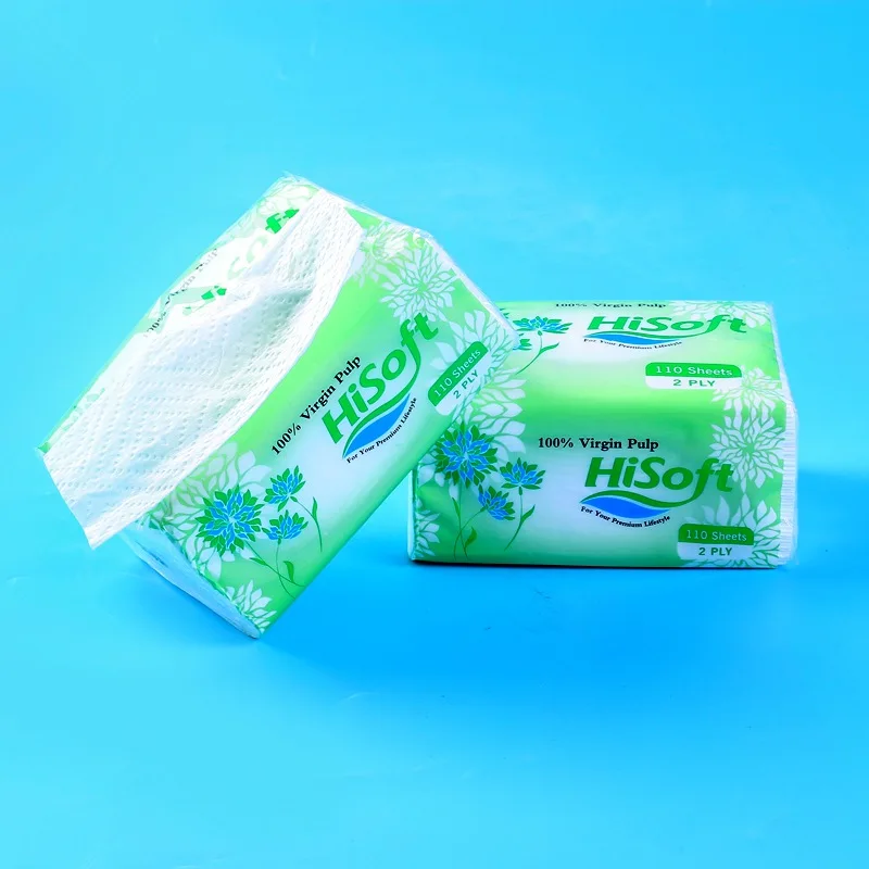 2ply Unbleached Virgin Pulp Pop Up Facial Tissue