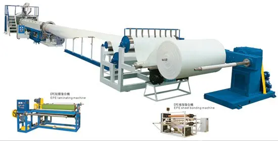 
EPE foam sheet extrusion machine 