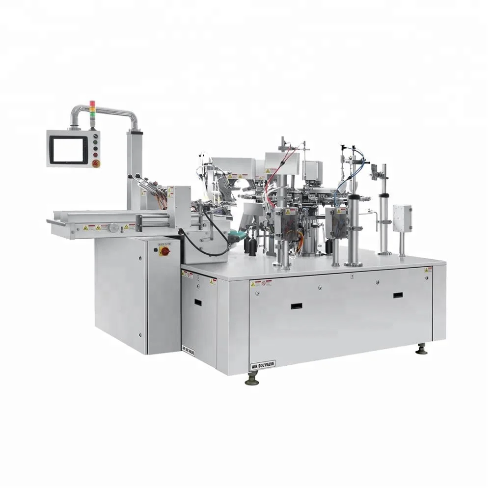 
Automatic Premade Double Pouch Barbeque Tomato Paste Sauce Ketchup Packaging Machine 