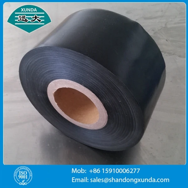 White and black corrosion protection tape for gas water pipeline