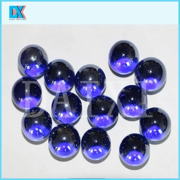 Decorative colored round glass ball