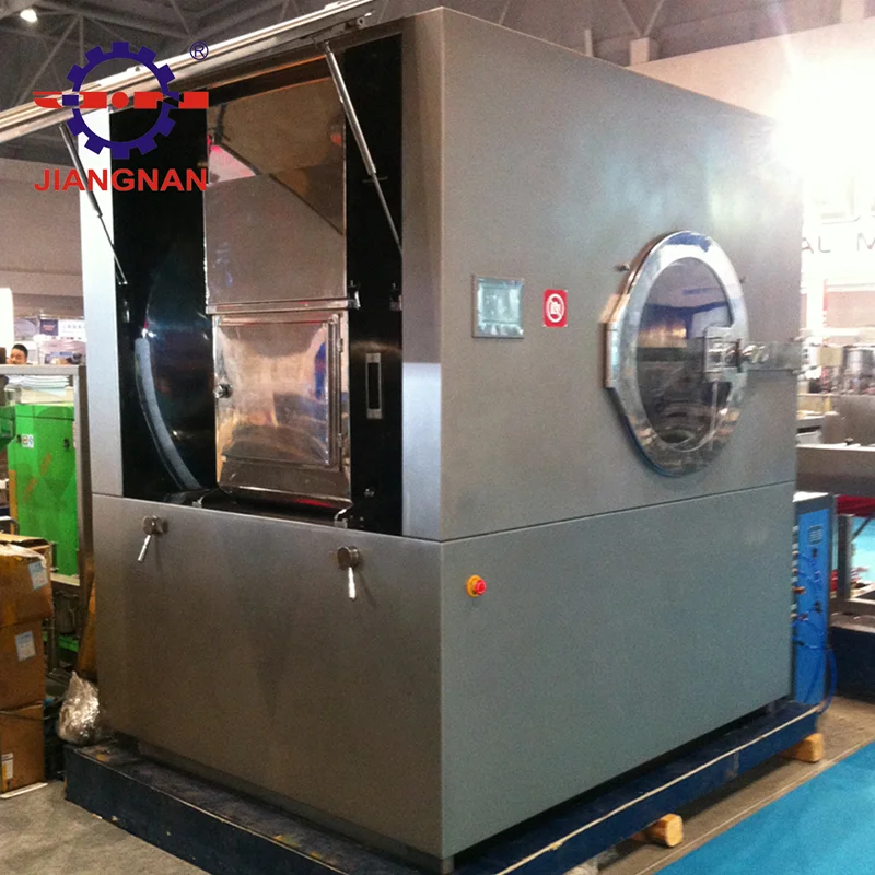 
High-efficiency Automatic Dustfree Stainless Steel Tablet/Pill/peanuts/Chocolate bean Sugar Film metal Coating Machine 