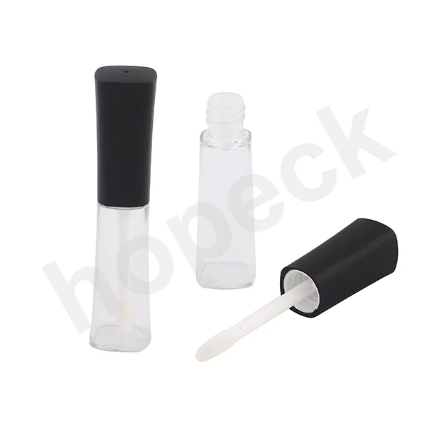 
Cosmetic square/round Transparent Lip Gloss Container Lipgloss Tube with ABS cap, MOQ 15000pcs, quick lead time 