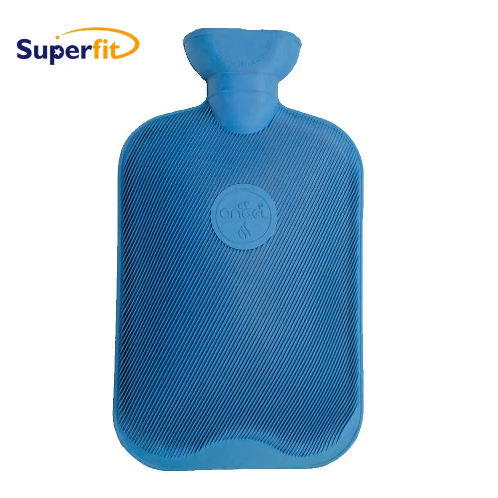 Натуральный резиновый пакет для горячей воды 2000 мл бутылка подогрева рук