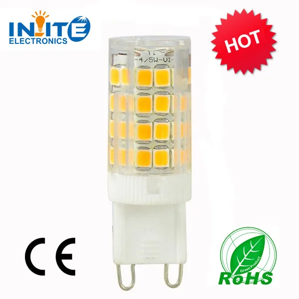 3.5 Вт 4 Вт светодиодная лампа g9 110-240 В СВЕТОДИОДНЫЕ лампы накаливания CE ROHS ламп освещения