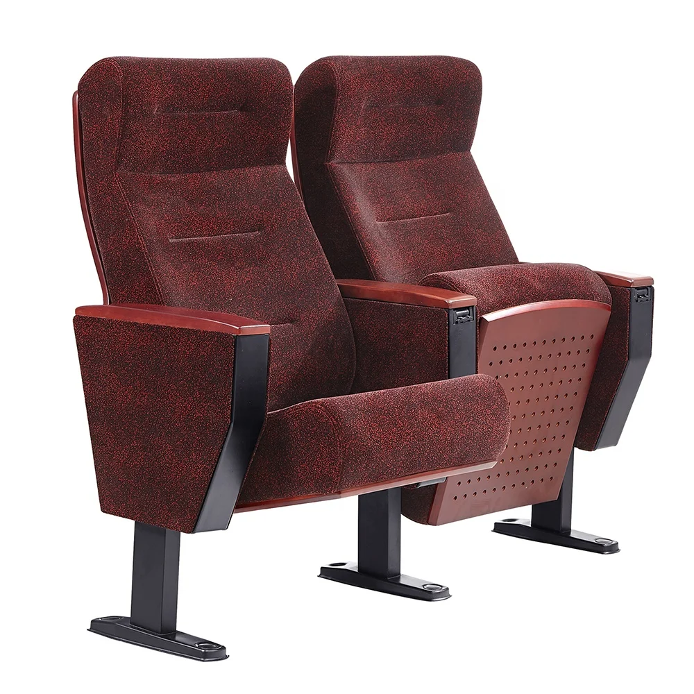 Фанерный складной стул для аудитории с высокой спинкой специального использования письменным столом