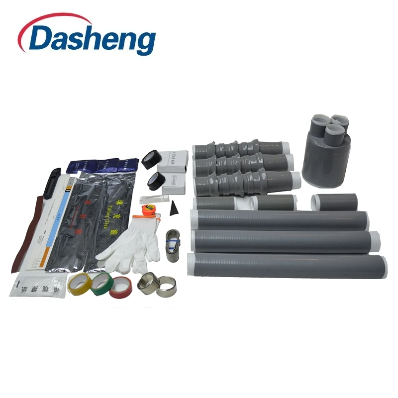 10KV Silicone Rubber Material Cold Shrinkable Terminal Kits and Splices