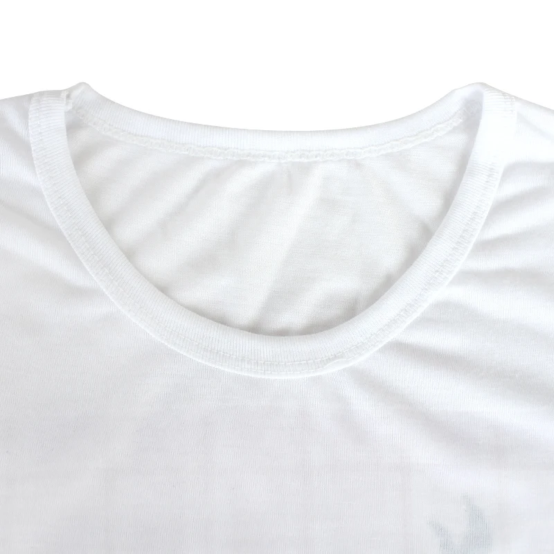 
cheap white plain 120 grams polyester t shirt for election 
