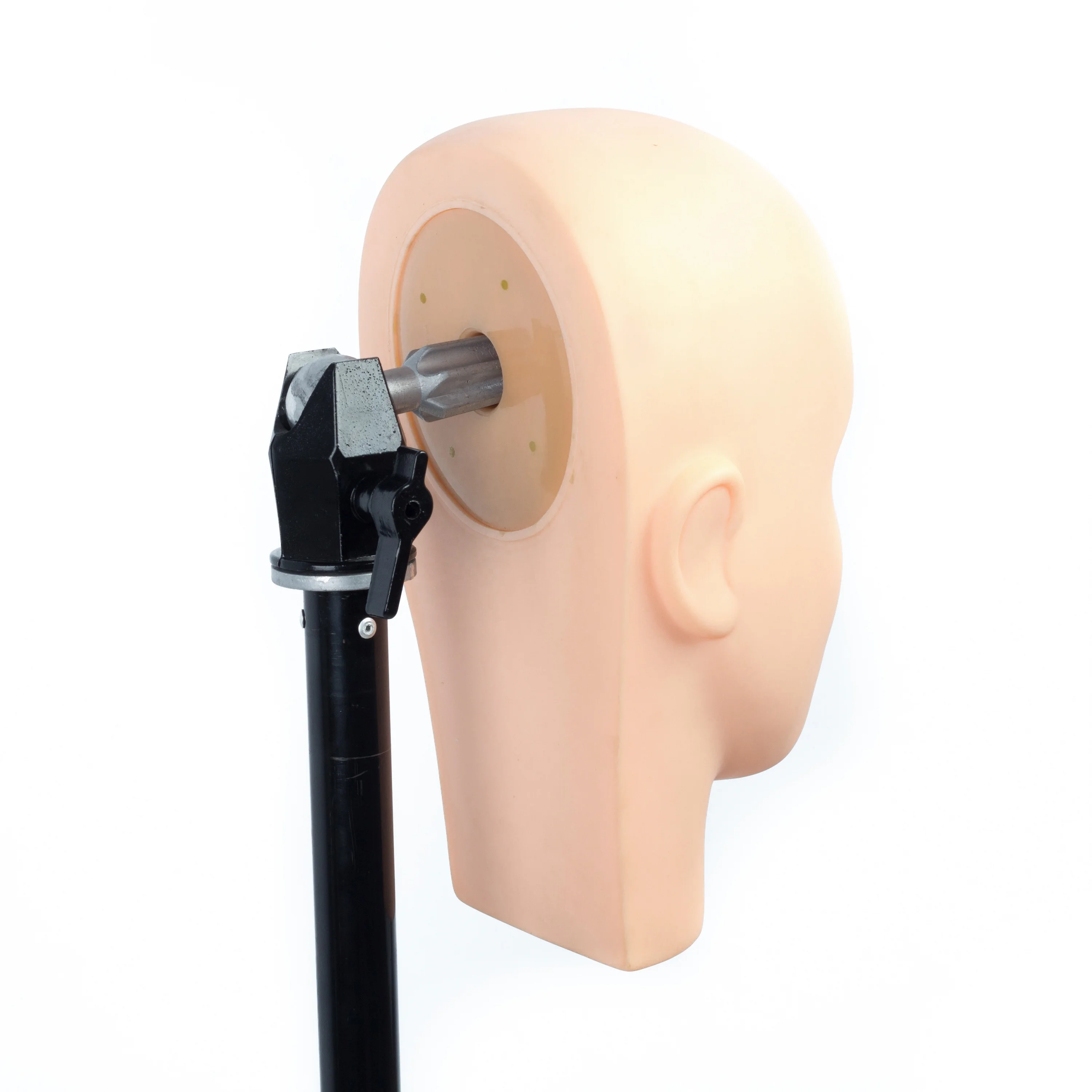 Factory wholesale 30% Golden Real hair salon Manneqain Training head Models Haircut Hairressing