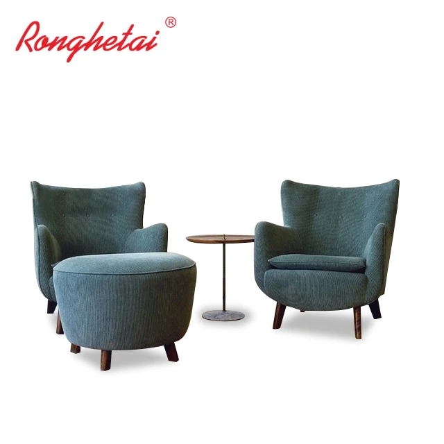 
WT-BR-07 Popular Ronghetai Extraordinary plush hotel wooden dining chair 