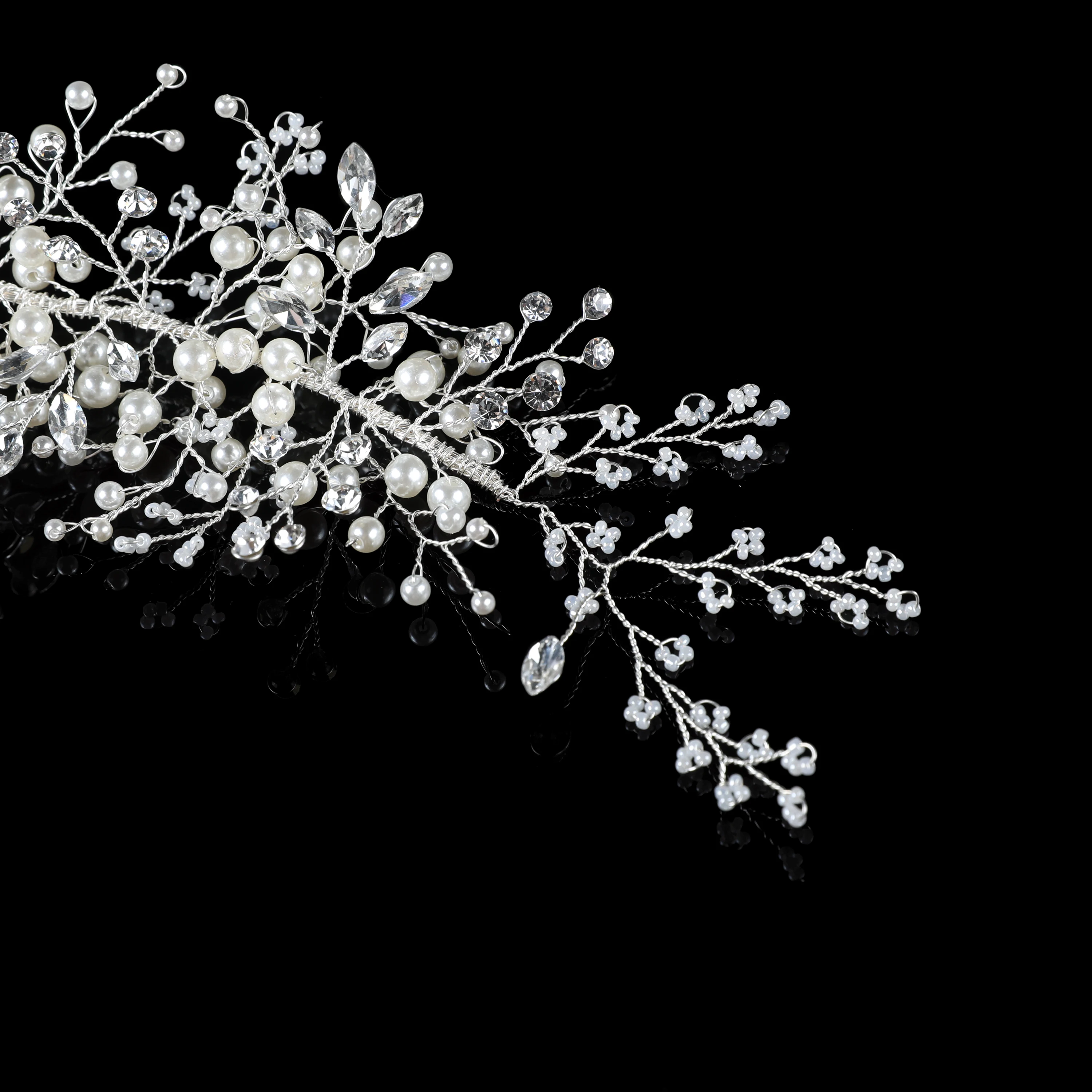 Long hair accessories small pearls wedding bridal  women hair accessories price in China