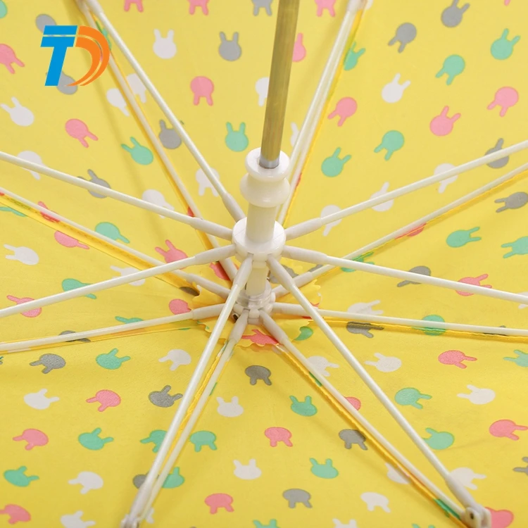 Rainwear Rain Small Child Clockshape Large Sport Kid Raincoat Umbrella