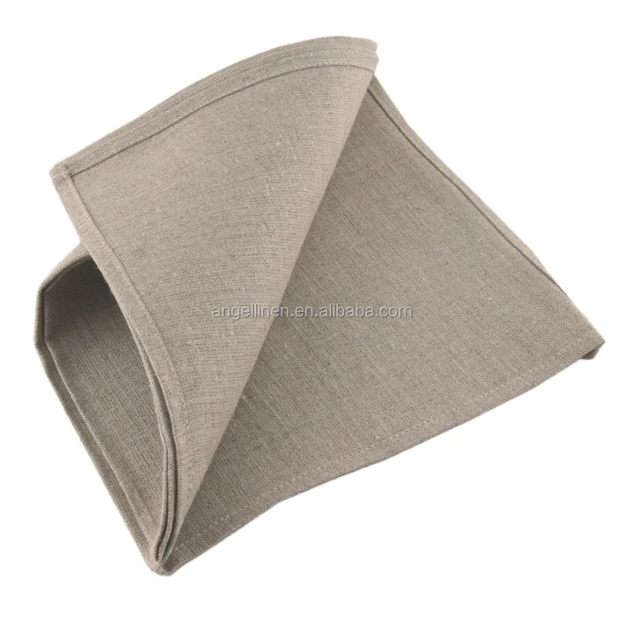 Высококачественные льняные салфетки monogramming из чистого льна для различных индивидуальных нужд