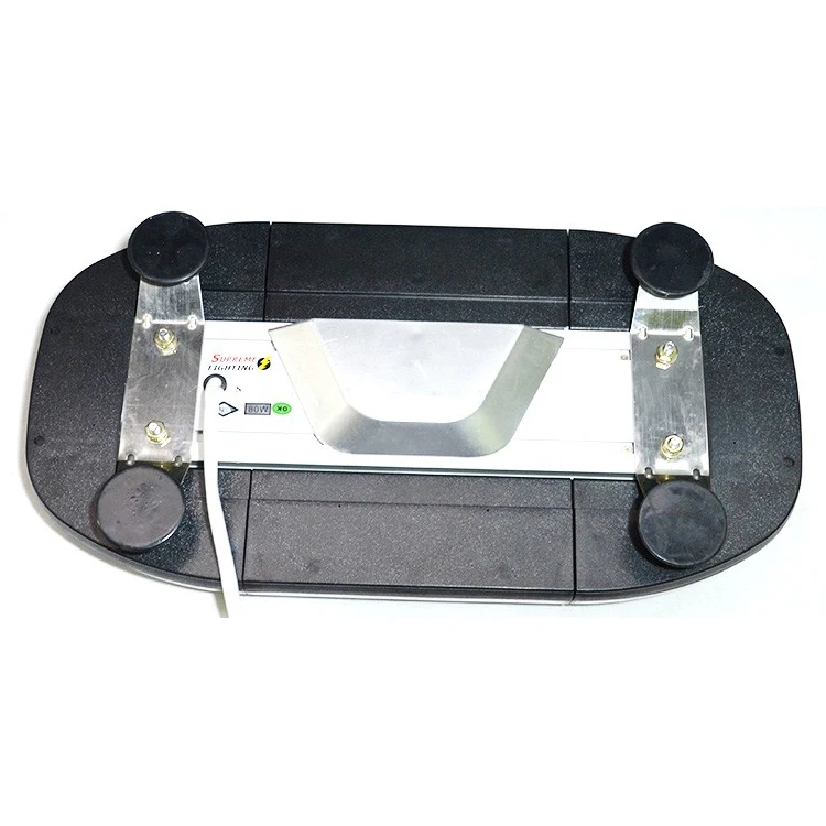 Car roof blue led mini lightbar with siren speaker