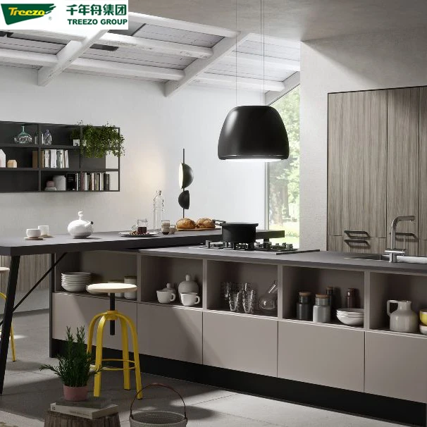 Modern Design China Manufacturer American style Home Furniture Wooden Kitchen Cabinet Set Review Hardwar China Custom Made