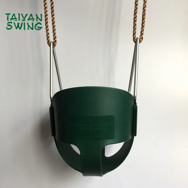 
High Back Full Bucket Baby Swing Seat with PE Rope 