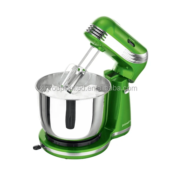 Household Stand Mixer Machine OEM with Rotating Bowl XJ-13406 Dough Sheeter Electric Plastic Stainless Steel Home White 250W 250