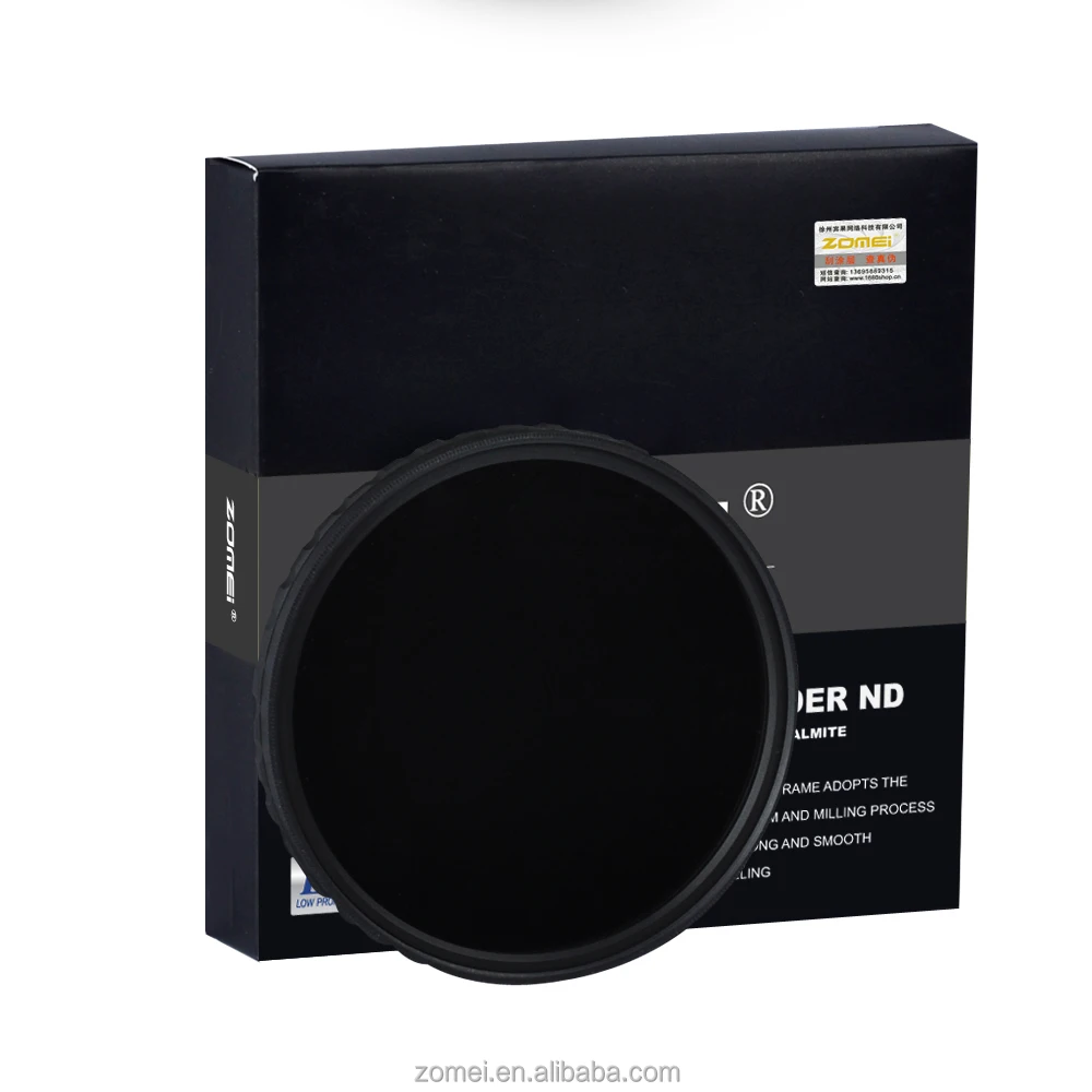 ZOMEI HD slim Adjustable Variable ND2 ND400 77MM Filter
