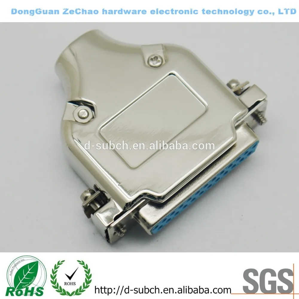 Металлический корпус для D суб-суб 25 P 180 град. с винт сплава цинка