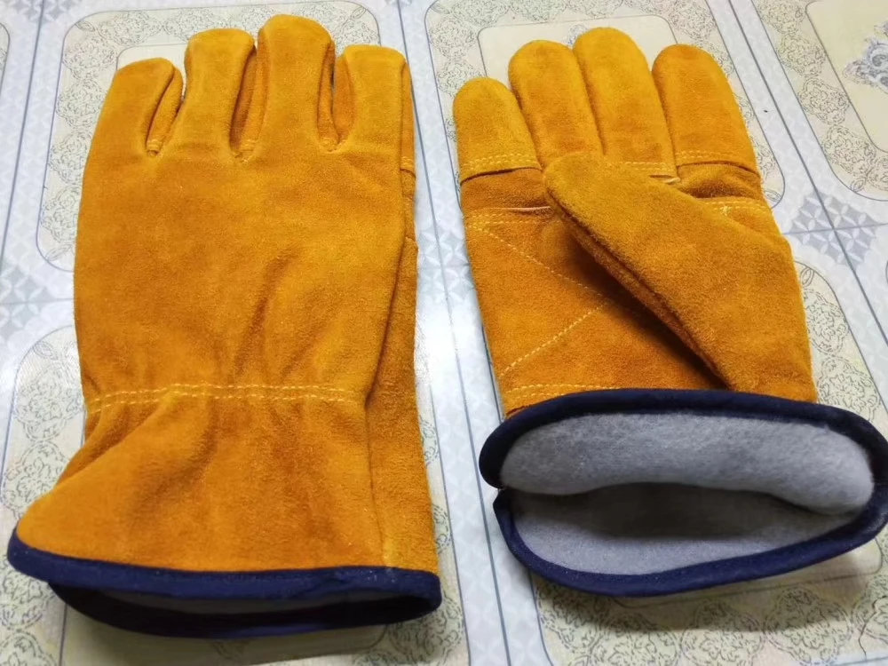 Safety Products Leather Industrial Work & Labor Gloves