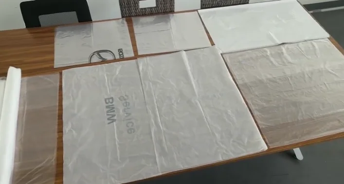 Plastic Cover Car Seat Cover