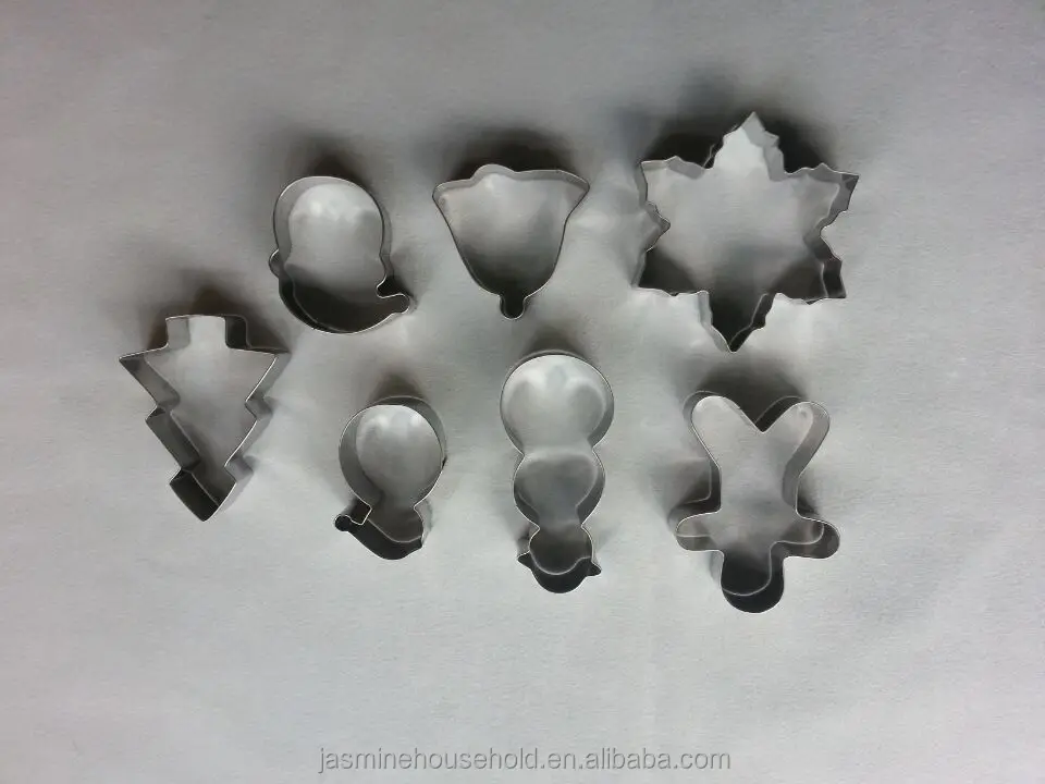 Non Stick Durable  Variety Designs Custom Stainless Steel Fondant Cake Biscuit Molds Pastry Baking Cookie Cutters