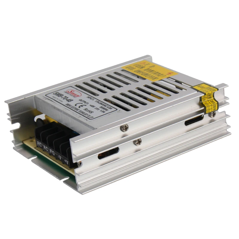 Смун SMB-70-48 110V/220V вход 48VDC 1.5A 72W фары для AC-DC тонкий источник питания