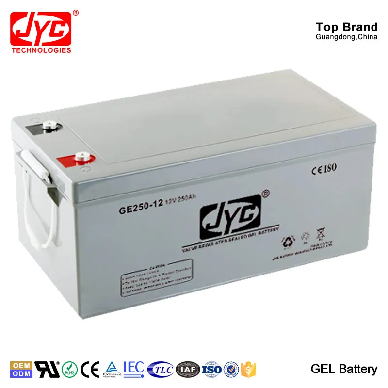 12V 250Ah Solar Power Gel Accumulator Battery in China