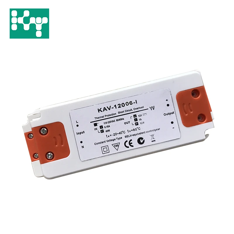 Новый приглушаемый светодиодный драйвер постоянного напряжения 12 в 0,5 А 6 Вт