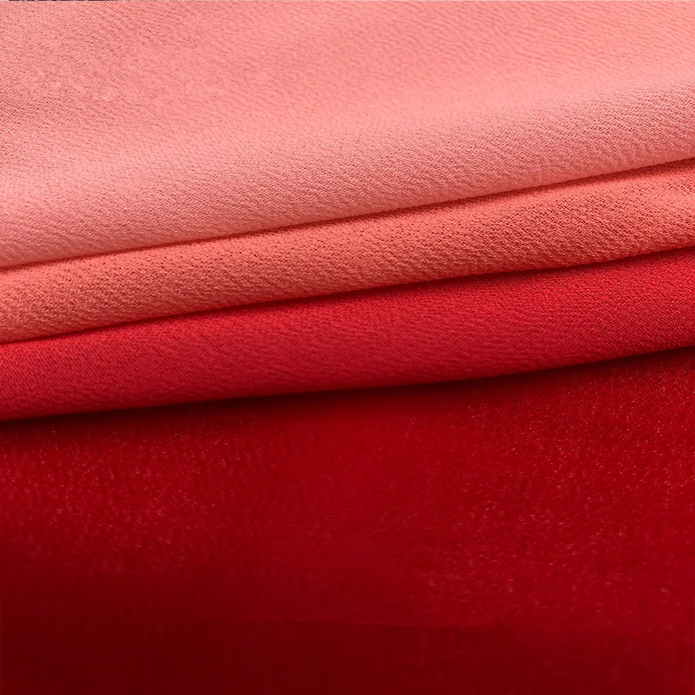 75D Печатный полиэстер крепдешин для женского платья