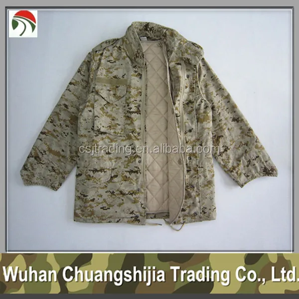 Надежные и дешевые цифровой камуфляж военной M65 Полевая куртка