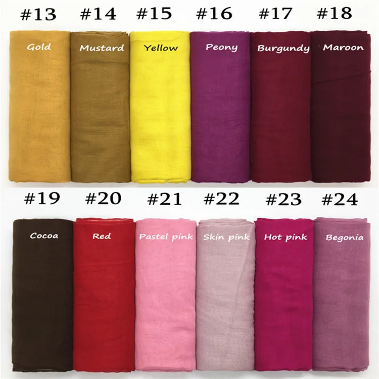 Sudan polyester printed voile fabrics solid color turban scarves arab hijab scarf voile fabric