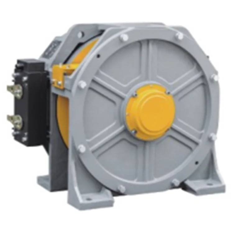Elevator Lift Maintenance Gearless Motor Traction Machine