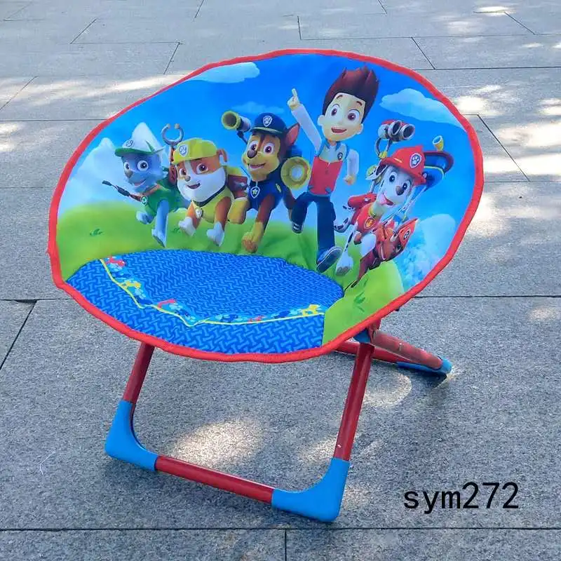 Hot selling Guangzhou baby moon chair portable fancy cartoon children folding chair