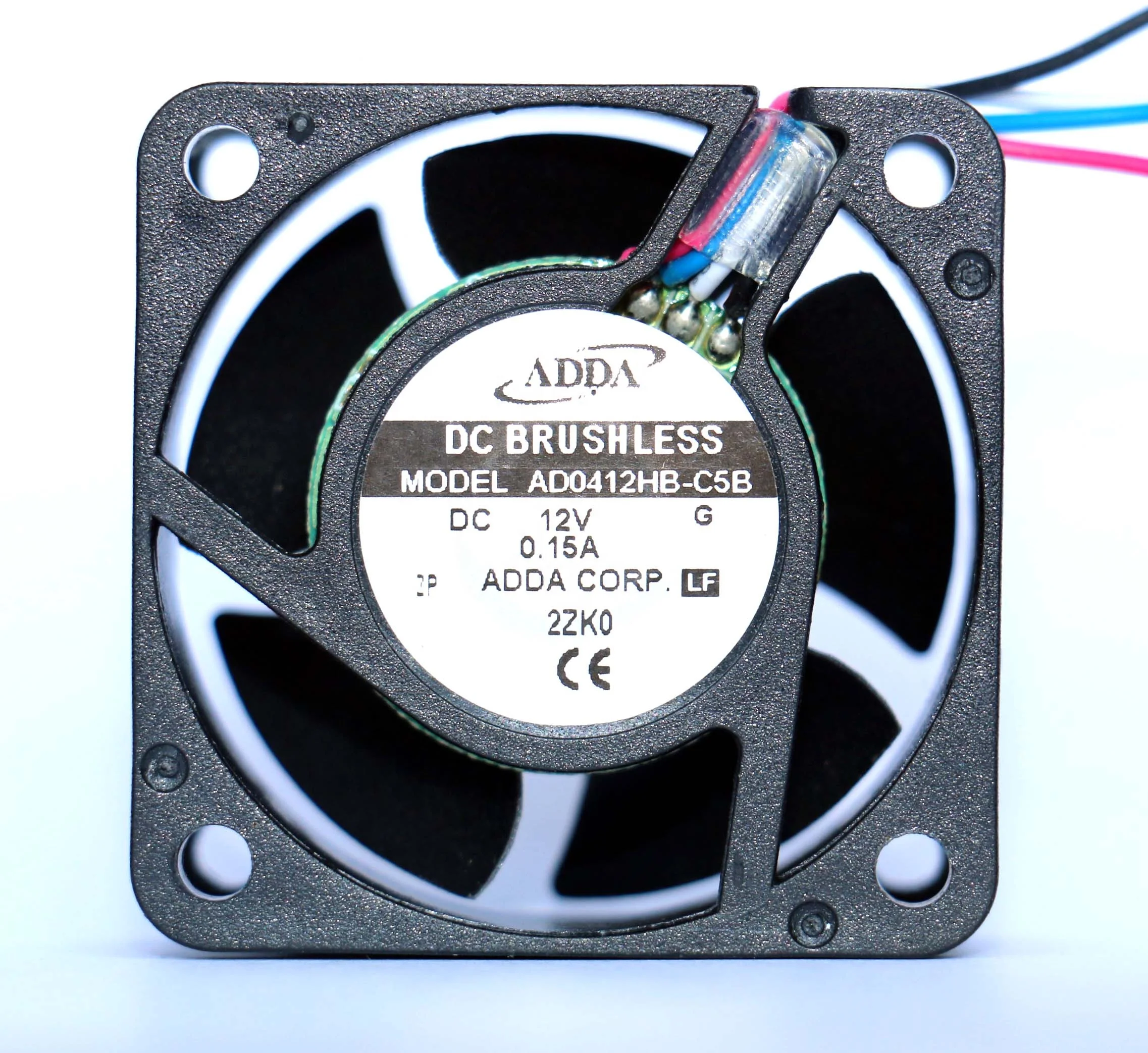 ADDA AD0412HB-C5B 12V 7800RPM dc Exhaust Fan For High frequency switching power supply and  recorder Exhaust